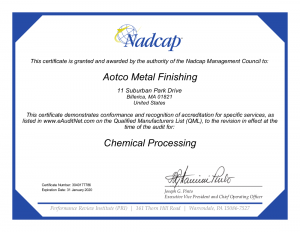 What Does It Mean To Be a Nadcap Certified Gold Plater?
