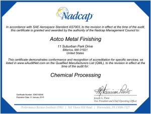 AOTCO is Nadcap Accredited
